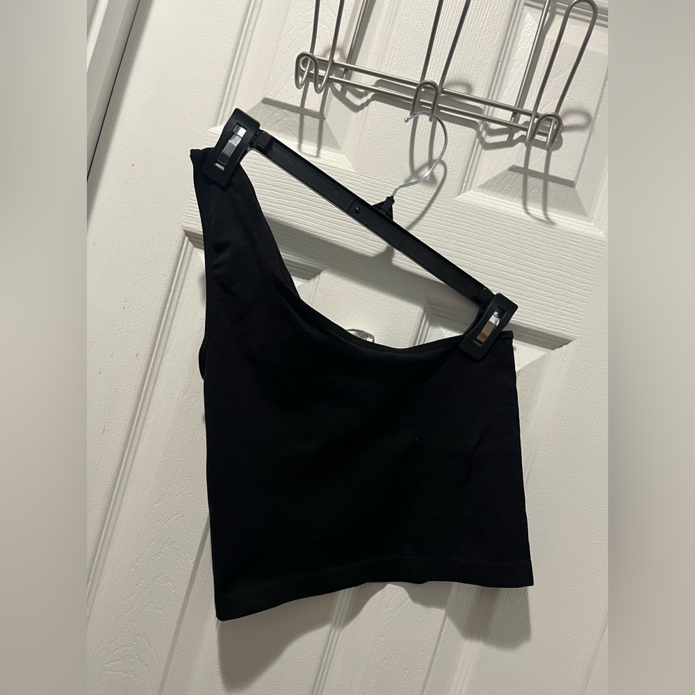 Cotton On Black Asymmetrical Tank Top
